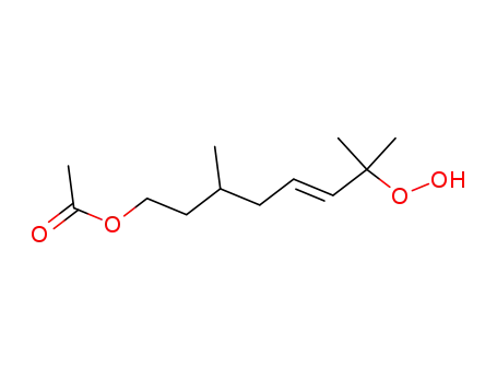 (E)-7-hydroperoxy-3,7-dimethyl-5-octen-1-yl acetate