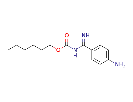 hexyl ((4-aminophenyl)(imino)methyl)carbamate