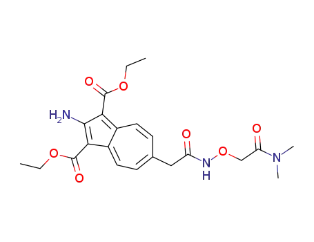 diethyl 2-amino-6-[(2-oxo-2-N,N-dimethylamino-ethoxycarbamoyl)-methyl]-azulene-1,3-dicarboxylate