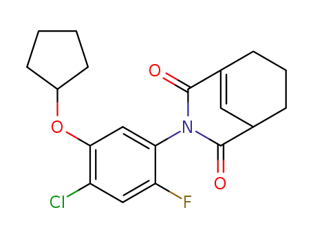 N-(2-fluoro-4-chloro-5-cyclopentyloxyphenyl)-3,4,5,6-tetrahydroisophthalimide