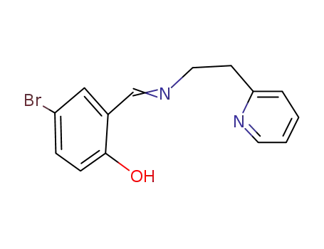 N-(pyridine-2-ylethyl)-2-hydroxy-5-bromo-benzylideneamine