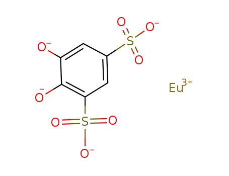 Eu(1,2-dihydroxy(3,5-disulfo)benzene(4-))(1-)