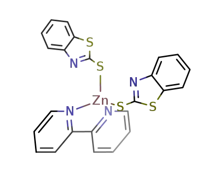 2,2'-bipyridine bis(benzothiazole-2-thionato)zinc(II)