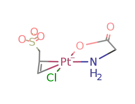 trans-Pt(allylsulfonate)(glycine)Cl