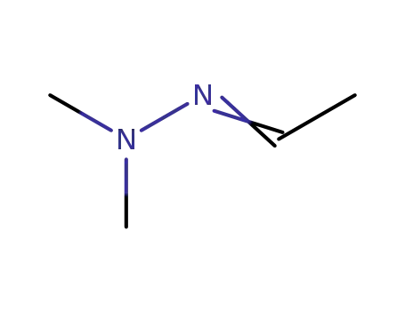 Molecular Structure of 7422-90-4 (Acetaldehyde dimethylhydrazone)