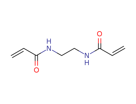 2956-58-3,N,N'-ETHYLENEBISACRYLAMIDE,Acrylamide,N,N'-ethylenebis- (6CI,7CI,8CI);Ethylenebisacrylamide;N,N'-Bisacryloylethylenediamine;N,N'-Diacryloyl-1,2-diaminoethane;N,N'-Ethylenebisacrylamide;