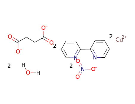 [Cu2(μ-OH2)2(succinato)(2,2'-bipyridine)2(NO3)2](n)