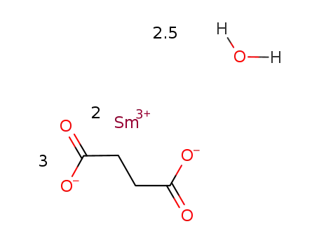 [Sm2(succinato)3(H2O)2]*0.5H2O