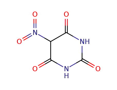 Molecular Structure of 480-68-2 (5-NITROBARBITURIC ACID)
