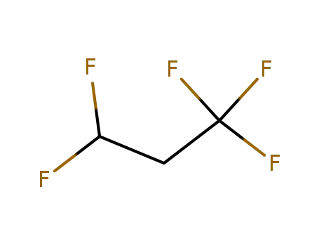 Molecular Structure of 460-73-1 (1,1,1,3,3-Pentafluoropropane)