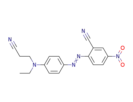 2'-cyano-4'-nitro-4-(N-β-cyanoethyl-N-ethyl)amino-1,1'-azobenzene