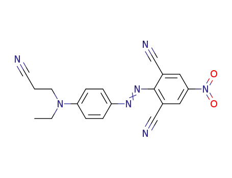 2',6'-dicyano-4'-nitro-4-(N-β-cyanoethyl-N-ethyl)amino-1,1'-azobenzene