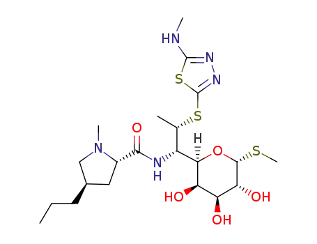 7(S)-7-deoxy-7-(5-methylamino-1,3,4-thiadiazol-2-ylthio)lincomycin
