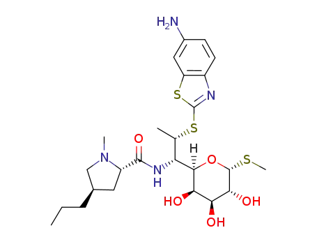 7(S)-7-(6-aminobenzo[d]thiazol-2-ylthio)-7-deoxylincomycin
