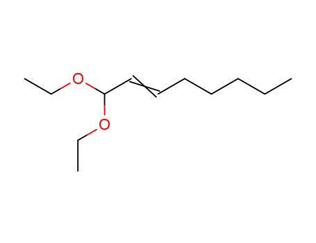Molecular Structure of 54306-01-3 (1,1-diethoxyoct-2-ene)