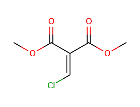 Molecular Structure of 38238-77-6 (Propanedioic acid, (chloromethylene)-, dimethyl ester)