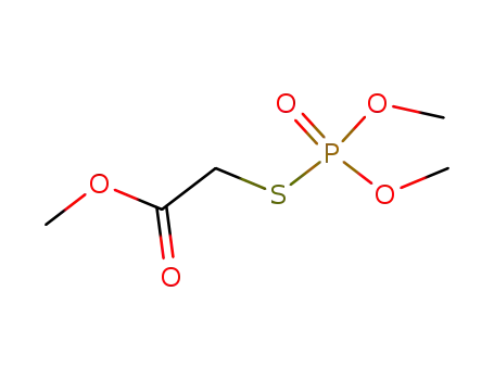 O,O-Dimethyl-S-(methoxycarbonylmethyl)-thiophosphorsaeure