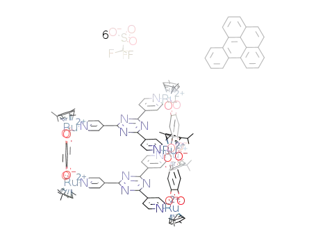 benzo[e]pyrene*[Ru6(p-cymene)6(2,4,6-tris(4-pyridyl)-1,3,5-triazine)2(2,5-dioxy-1,4-benzoquinonato)3](O3SCF3)6