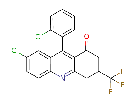 7-chloro-9-(2-chlorophenyl)-3-(trifluoromethyl)-3,4-dihydroacridin-1(2H)-one