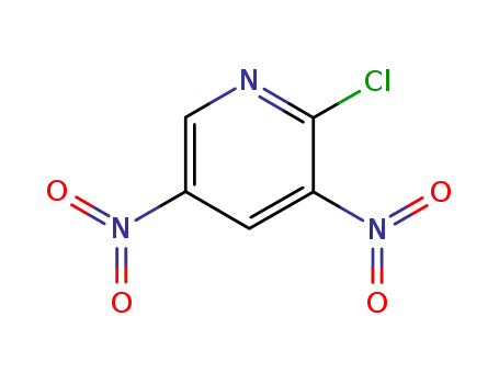 Molecular Structure of 2578-45-2 (2-CHLORO-3,5-DINITROPYRIDINE)