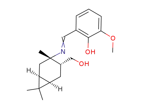 2-[(1S,3S,4R,6R)-4-hydroxymethyl-3,7,7-trimethylbicyclo[4.1.0]heptan-3-yliminomethyl]-6-methoxyphenol
