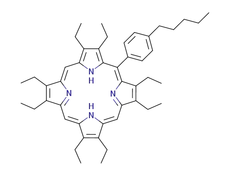 2,3,7,8,12,13,17,18-octaethyl-5-(4-pentylphenyl)porphyrin