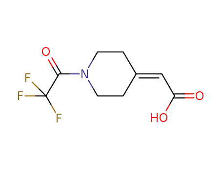 2-(1-(2,2,2-trifluoroacetyl)piperidin-4-ylidene)acetic acid