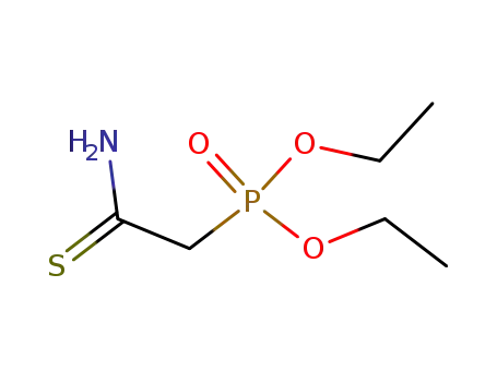 Molecular Structure of 77679-10-8 (Diethoxyphosphinyl thioamide)