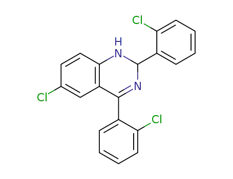 6-chloro-2-(2-chlorophenyl)-4-(2-chlorophenyl)-1,2-dihydroquinazoline
