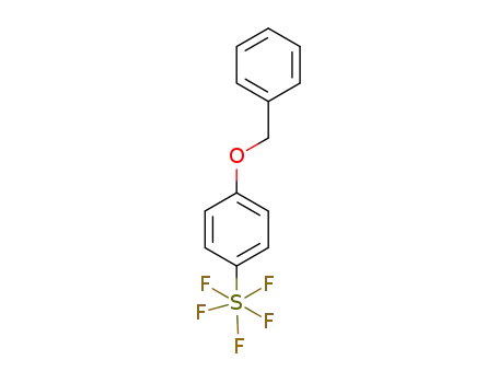 Molecular Structure of 1126968-88-4 (1-Benzyloxy-4-(pentafluorosulfanyl)benzene)
