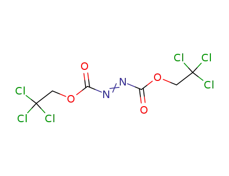Molecular Structure of 38857-88-4 (BIS(2,2,2-TRICHLOROETHYL) AZODICARBOXYLATE)