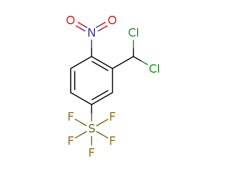 2-(dichloromethyl)-1-nitro-4-(pentafluorosulfanyl)benzene