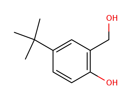 Molecular Structure of 6638-87-5 (2-hydroxy-5-tert-butylbenzyl alcohol)