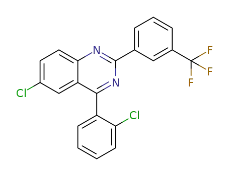 6-chloro-4-(2-chlorophenyl)-2-(3-(trifluoromethyl)phenyl)quinazoline