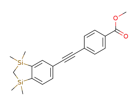 methyl 4-(1,1,3,3-tetramethyl-1,3-disilaindan-5-ylethynyl)benzoate