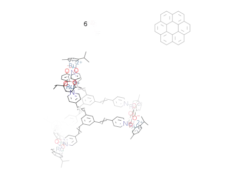 [coronene*Ru6(p-cymene)6(1,3,5-tris{2-(pyridin-4-yl)-vinyl}benzene)2(μ-5,8-dioxido-1,4-naphthoquinonato)3][trifluoromethanesulfonate]6