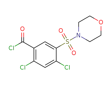 2,4-dichloro-5-(morpholinosulfonyl)benzoyl chloride