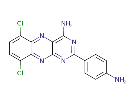 4-amino-6,9-dichloro-2-(4-aminophenyl)benzo[g]pteridine
