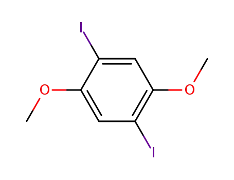 Molecular Structure of 51560-21-5 (1,4-DIIODO-2,5-DIMETHOXYBENZENE)