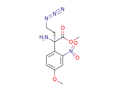 (R)-methyl 2-amino-4-azido-2-(4-methoxy-2-nitrophenyl)butanoate