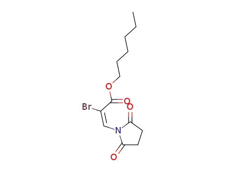 (E)-hexyl 2-bromo-3-(2,5-dioxopyrrolidin-1-yl)acrylate