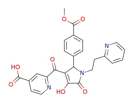 methyl 4-(3-acetyl-4-hydroxy-1-(3-hydroxyphenethyl)-5-oxo-2,5-dihydro-1H-pyrrol-2-yl)benzoate