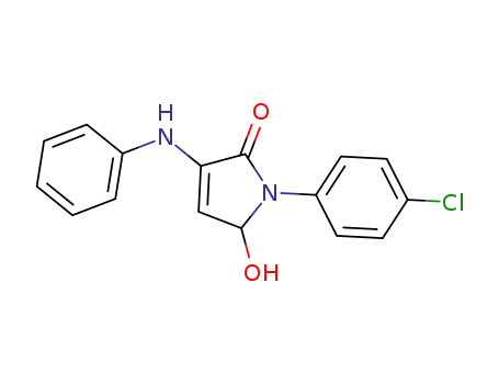 1-(4-chlorophenyl)-5-hydroxy-3-(phenylamino)-1,5-dihydro-2H-pyrrol-2-one