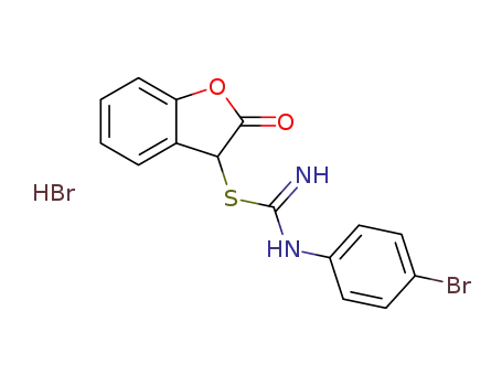 N-(4-bromophenyl)-S-(2-oxo-2,3-dihydro-1-benzofuran-3-yl)isothiuronium bromide