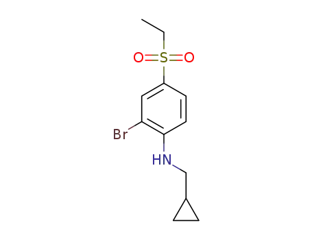 2-bromo-N-(cyclopropylmethyl)-4-(ethylsulfonyl)aniline