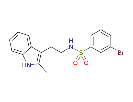 3-bromo-N-[2-(2-methyl-1H-indol-3-yl)ethyl]benzenesulfonamide