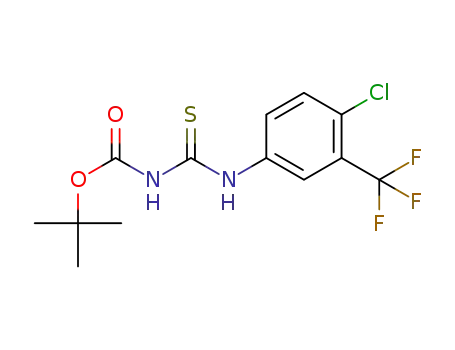 N-(4-chloro-3-trifluoromethylphenyl)-N’-(tert-butoxycarbonyl)thiourea