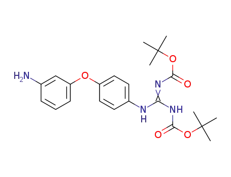 3-amino-{4'-[2,3-di(tert-butoxycarbonyl)]guanidino}diphenyl ether