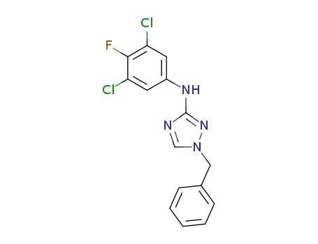 (1-benzyl-1H-[1,2,4]triazol-3-yl)-(3,5-dichloro-4-fluorophenyl)amine