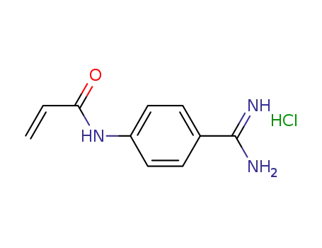 (4-acrylamidophenyl)(amino)methaniminium chloride